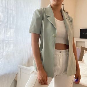 Mint Blazer Shirt by DBY